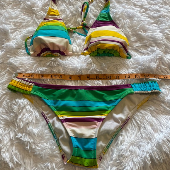 Raisins Colorblock Striped Bikini | Size XS - Picture 9 of 11
